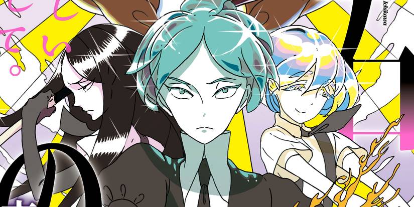 art di Land of the Lustrous con i personaggi principali