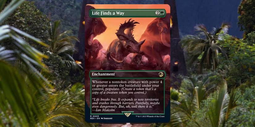 10 Coolest Magic: The Gathering Cards From The Jurassic World Crossover 10 Coolest Magic: The Gathering Cards From The Jurassic World Crossover