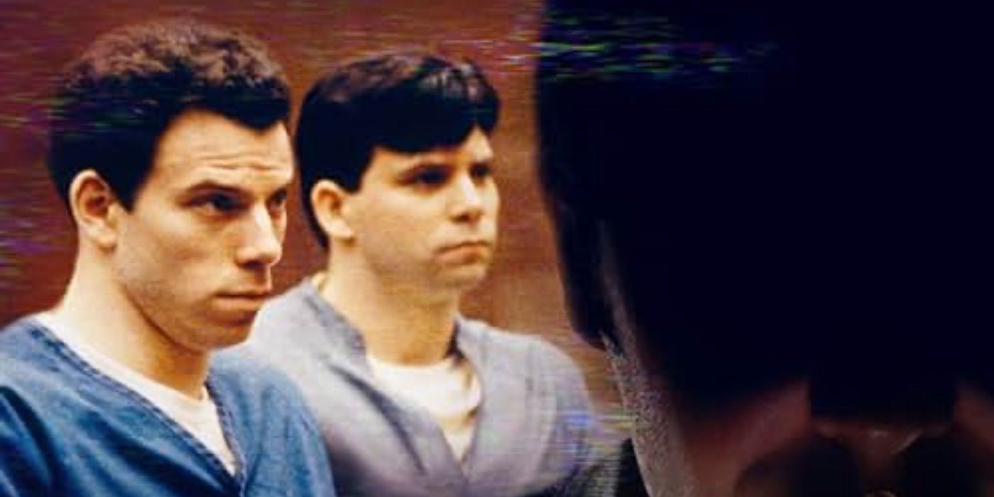 The Menendez Brothers sit in court in Menendez + Menudo