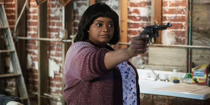 Ma (Octavia Spencer) holds a gun in Ma