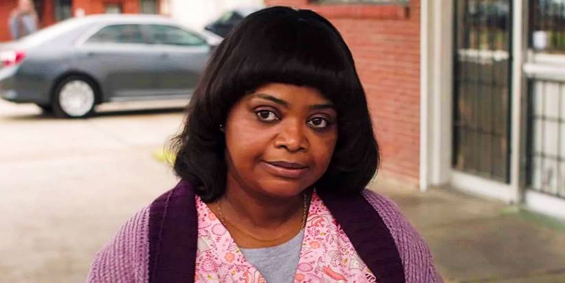 Ma (Octavia Spencer) walking through the street in Ma
