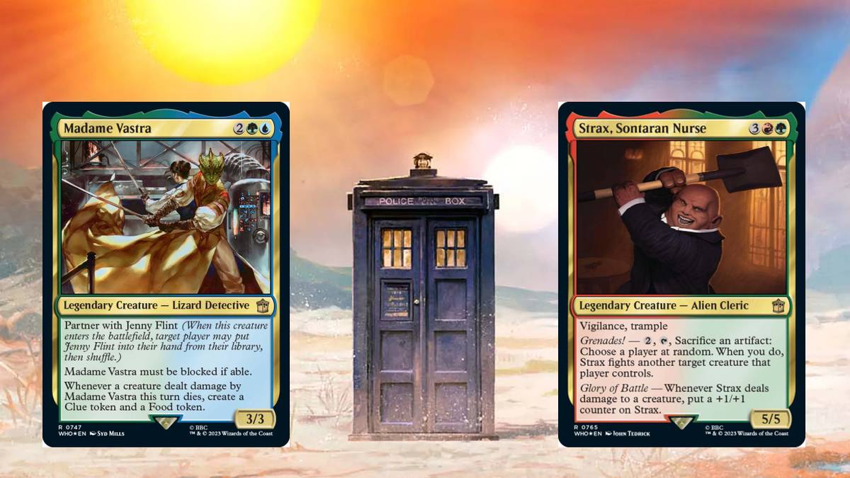 EXCLUSIVE - Magic: The Gathering x Doctor Who Previews