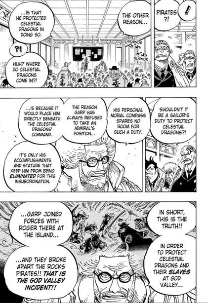 Sengoku Explains Rocks One Piece Finally Reveals The Dark Truth About God Valley