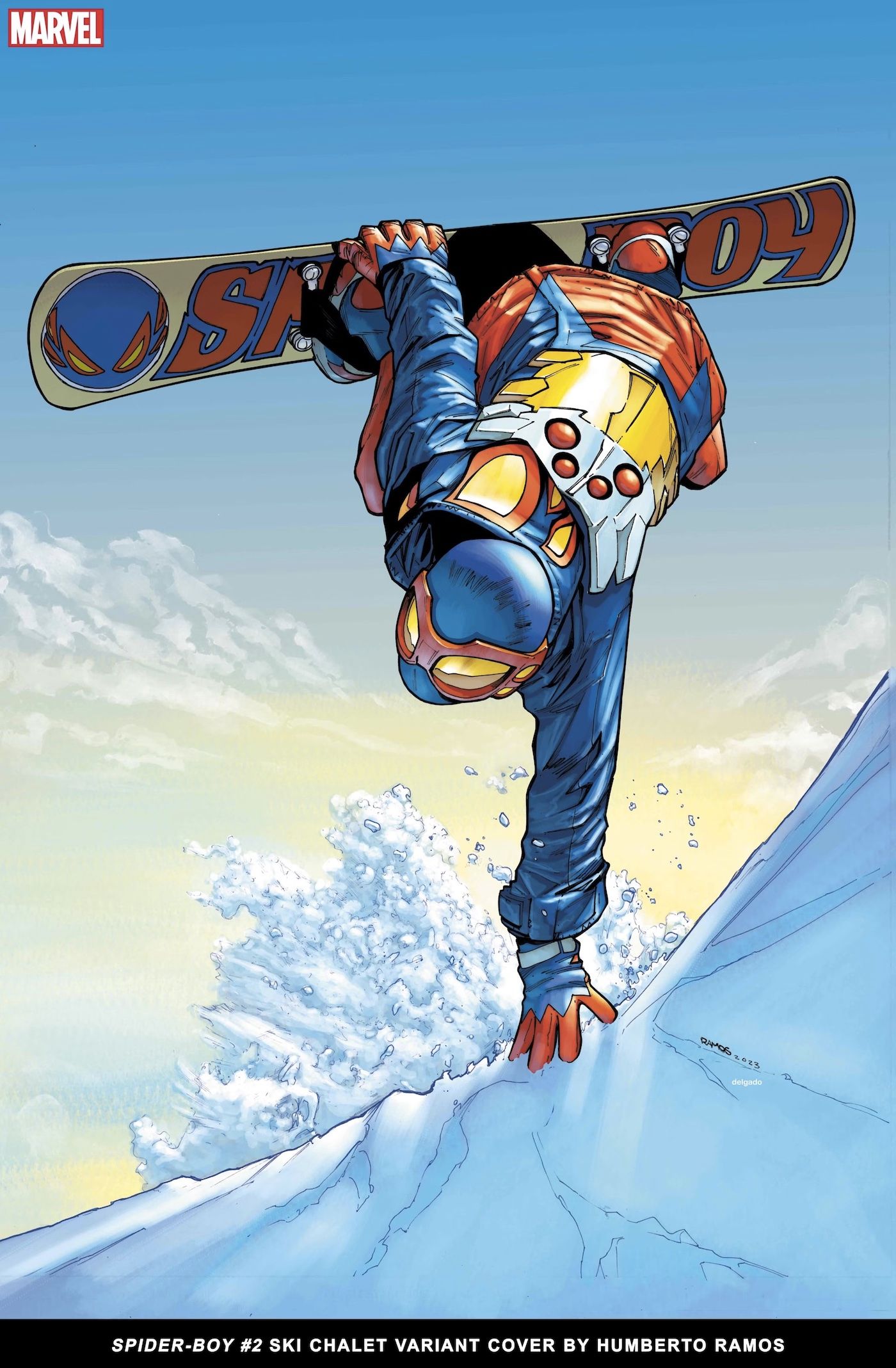 Marvel Heroes Show Off Their Winter Apparel in New Ski Chalet