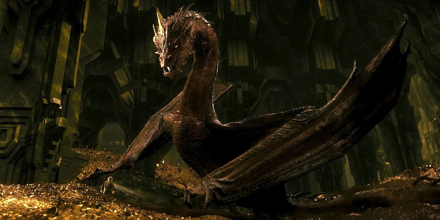 Smaug in Erebor from The Hobbit: The Desolation of Smaug