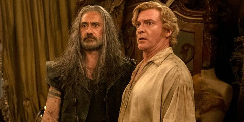 Taika Waititi as Blackbeard and Rhys Darby as Stede in Our Flag Means Death season 2 episode 4