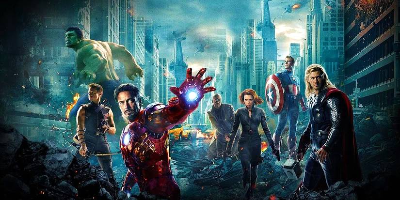 The poster for 2012's The Avengers