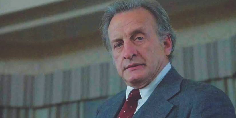 George C. Scott looks over his shoulder in The Changeling