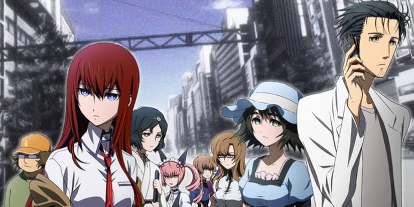 The main cast of Steins Gate