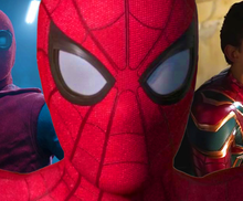 Том Холланд в роли Человека-паука из MCU