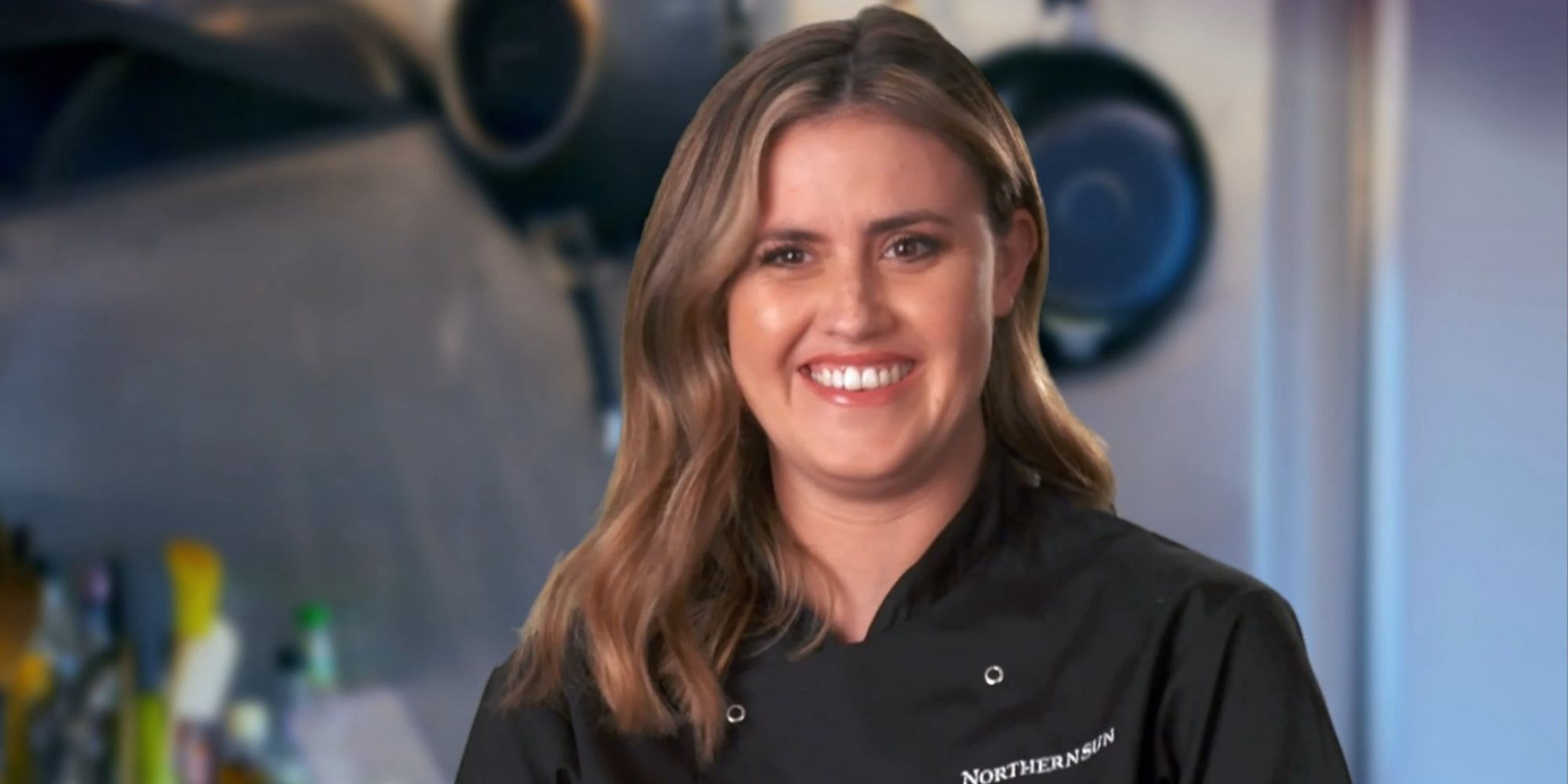 Tzarina Mace Ralph from Below Deck Down Under season 2 in black chef uniform