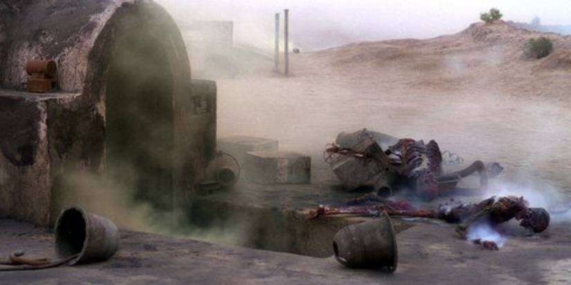 uncle owen and aunt beru s corpses from star wars