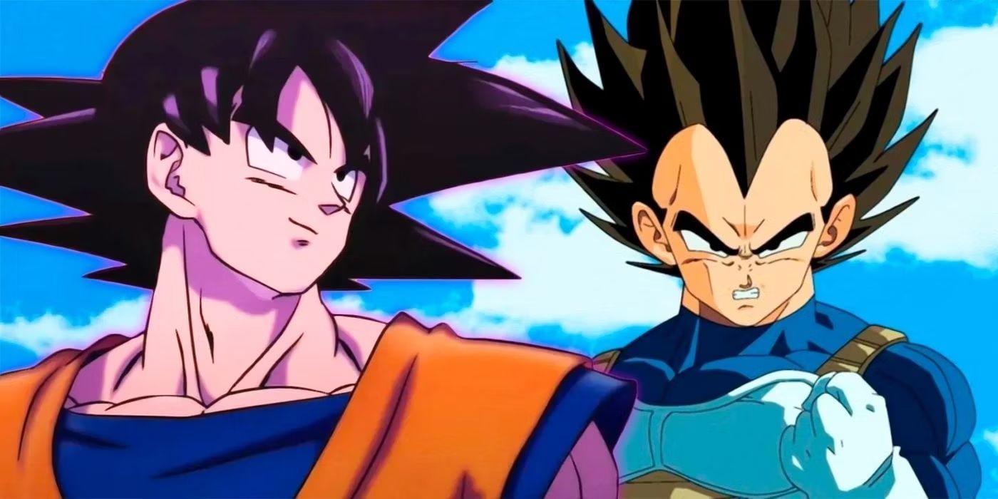 Vegeta e Goku.