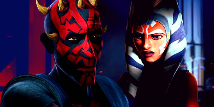 Maul and Ahsoka Tano in Star Wars: The Clone Wars season 7, episode 10 "Phantom Apprentice."