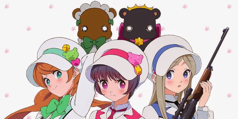 Yurikuma Arashi Main Trio and Their Bear Counterparts