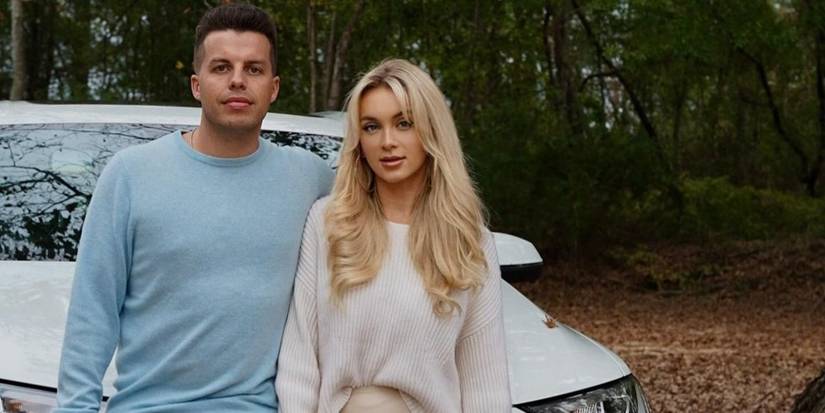 90 Day Fiancé Yara Zaya Jovi Dufren  posing outside next to car