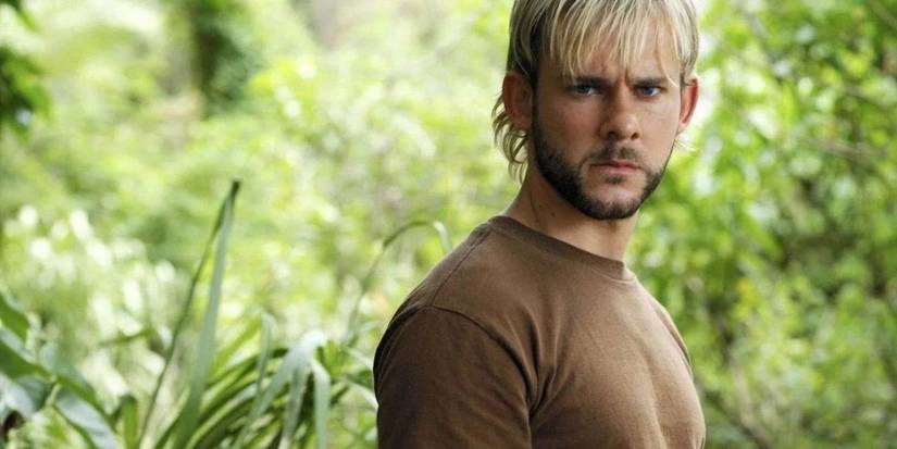 Charlie Pace (Dominic Monaghan) em Lost, com expressão pensativa.