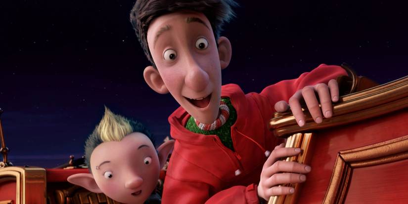 Arthur Christmas olhando para algo