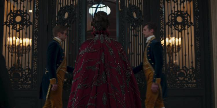 bertha russell red dress the gilded age source