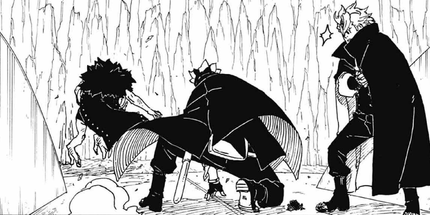 Boruto uses Flying Raijin