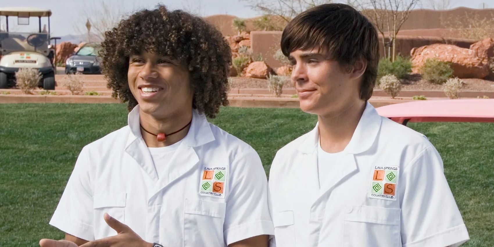 Chad Danforth & Troy Bolton talking in High School Musical