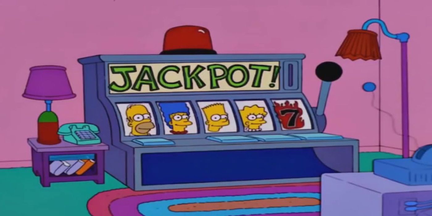 Famiglia Simpson sul divano con gag animate