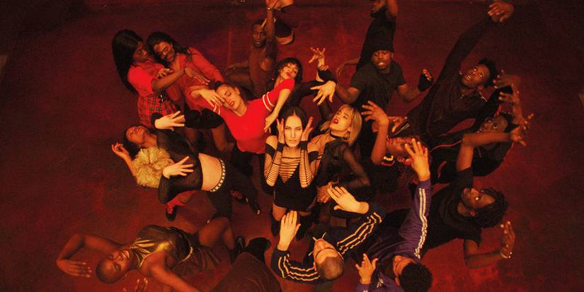 Dancers seen from above in Climax
