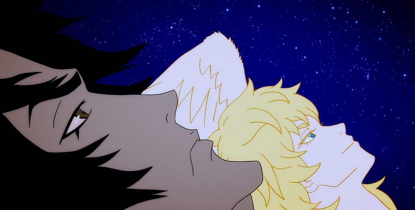 Akira e Satanás deitados juntos em Devilman Crybaby.