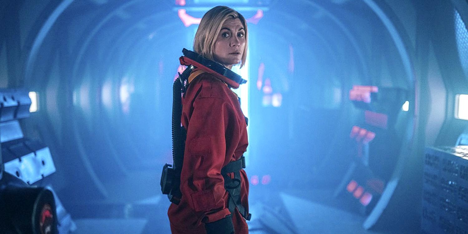 Jodie Whittaker as the Thirteenth Doctor in a Spacesuit in Doctor Who