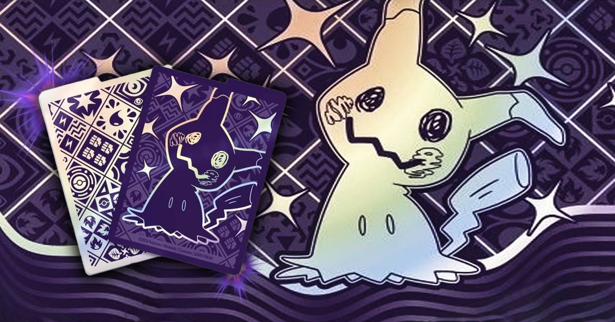 Lot De 65 Pochettes Pokémon Paldean Fates - Carte Mimikyu Brillant - Collection Officielle
