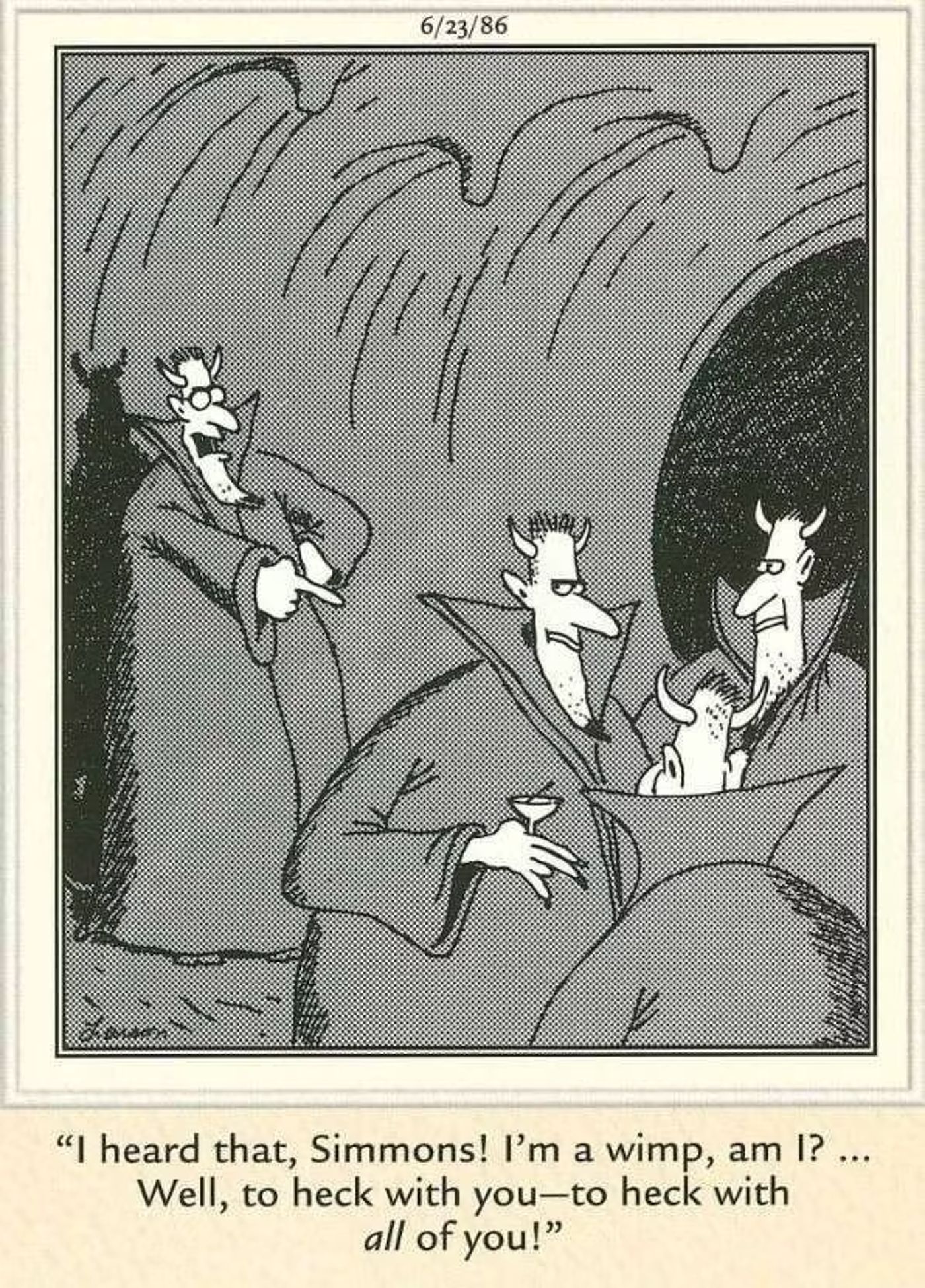 10 Funniest Far Side Comics Set in Hell