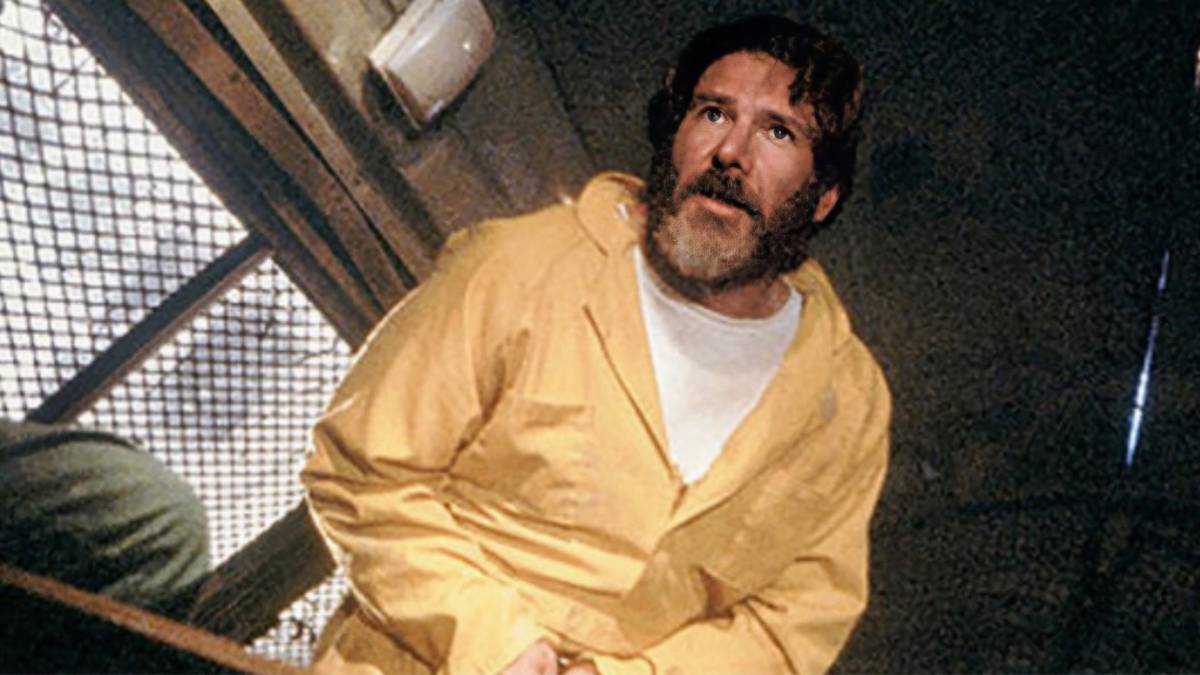 Dr. Richard Kimble in bus crash in The Fugitive