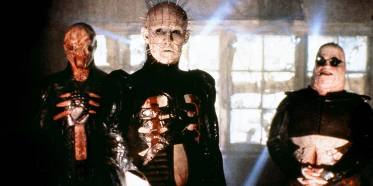 hellraiser-pinhead-and-two-cenobites Every Cenobite In The Hellraiser Movies (Including The 2022 Reboot)