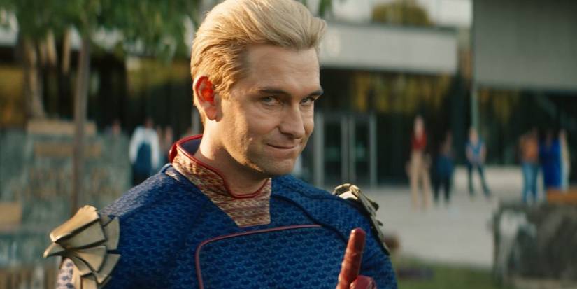 Antony Starr's Homelander cameo in Gen V season 1 finale as he gives an evil grin