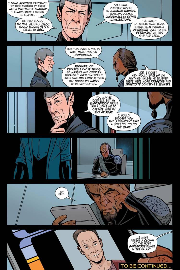 Spock Admits He's Dedicated His Life to Being the Anti-Captain Kirk