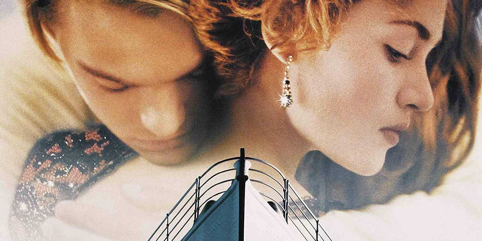Pôster de Titanic com Jack e Rose