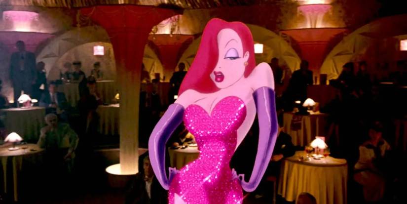 Jessica Rabbit in a night club in Who Framed Roger Rabbit