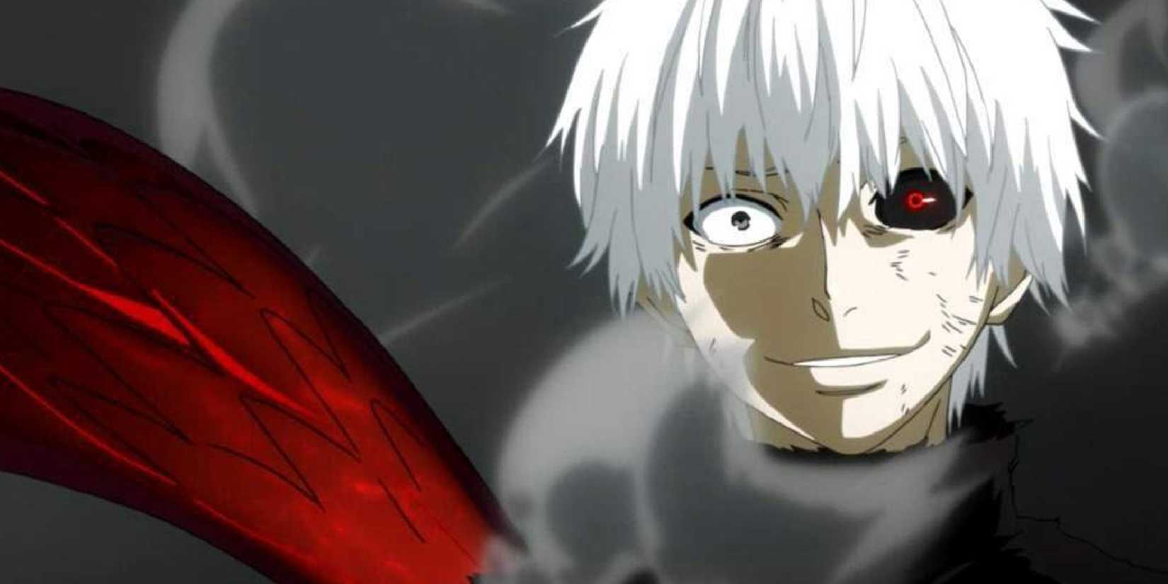 Ken Kaneki with white hair