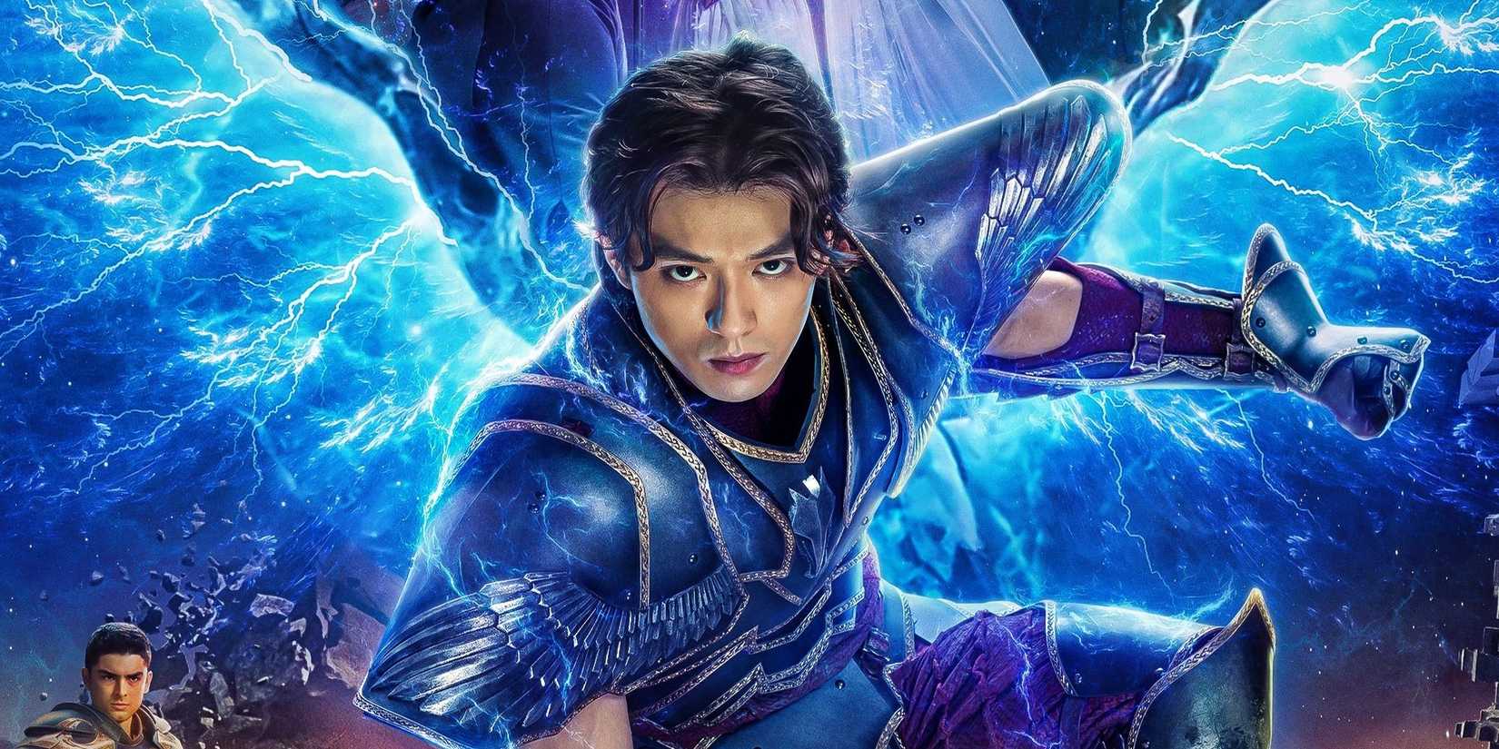 Mackenyu como Pegasus Seiya em Knights of the Zodiac