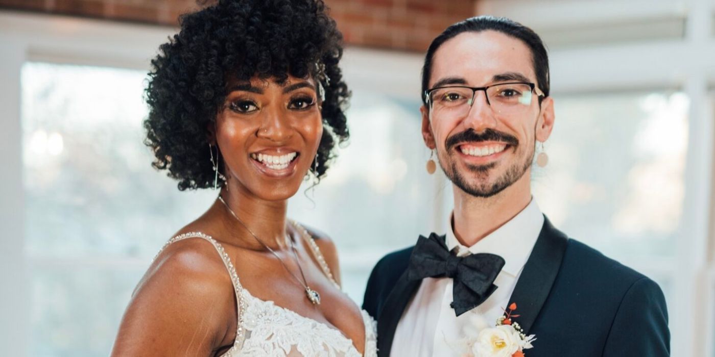 Married At First Sight Lauren and Orion on wedding day