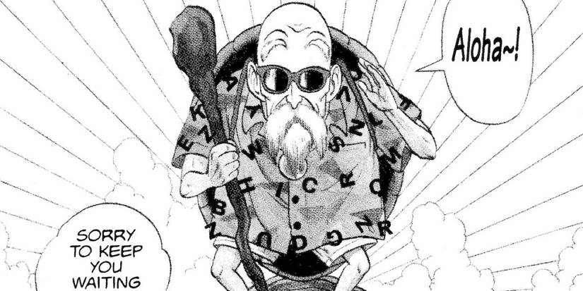 Master Roshi Wihtouth Shell Dragon Ball Officially Declares a Surprising Character a Fashion Icon
