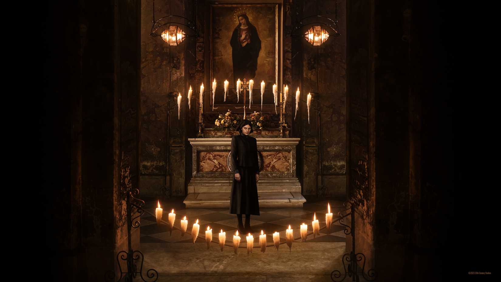Imagem de A Primeira Profecia com velas