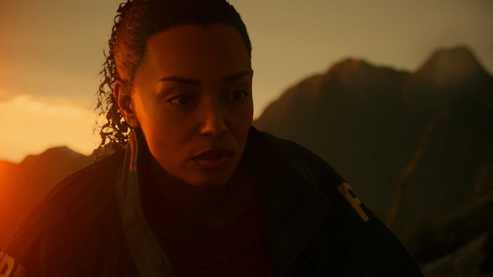 Saga meets Alan in Alan Wake 2