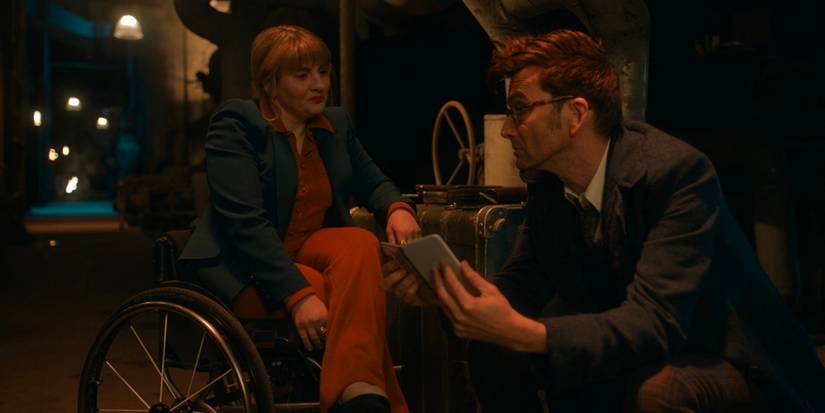 Shirley Anne Bingham and the Fourteenth Doctor Talk in Doctor Who's 60th-Anniversary Special "The Star Beast"