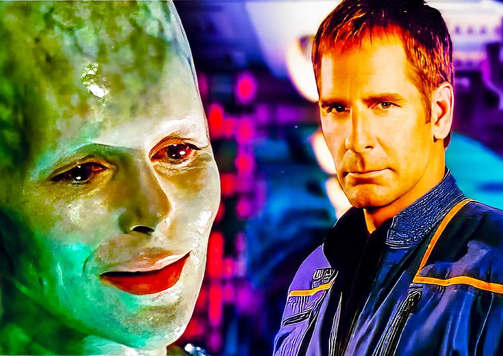 The Borg Queen and Captain Jonathan Archer