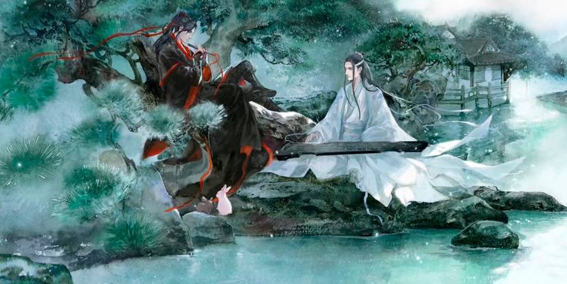 The Founder of Diabolism Wuxian Wei & Wangji Lan Sitting by the Lake