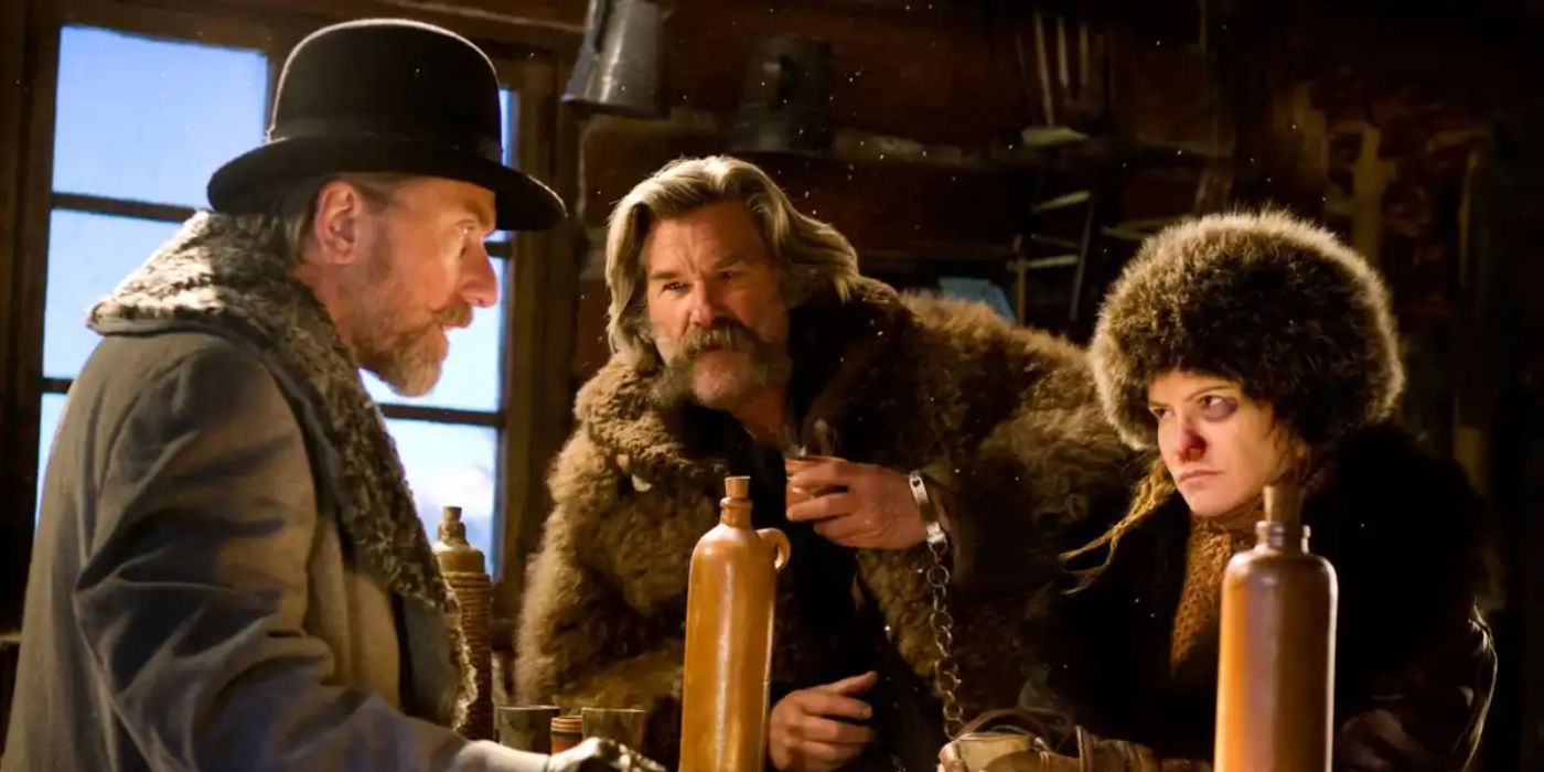 Oswaldo, John and Daisy from The Hateful Eight