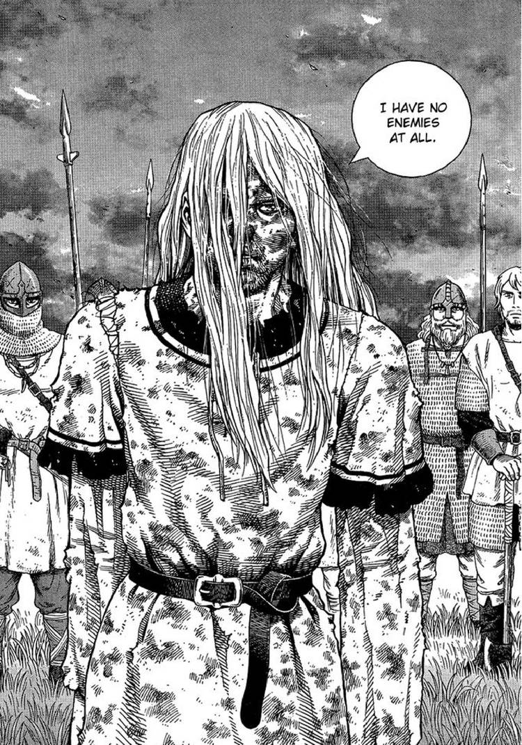 15 Most Iconic Manga Panels Of All Time 4 Thorfinn I have no enemies