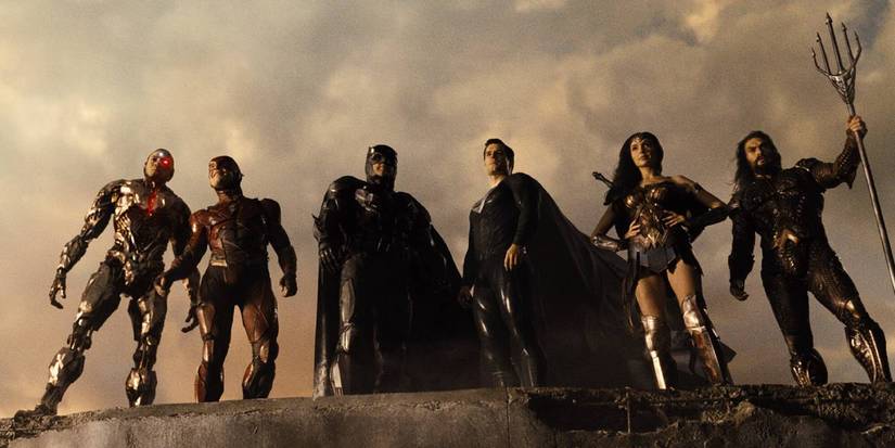 Zack Snyder's Justice League standing together