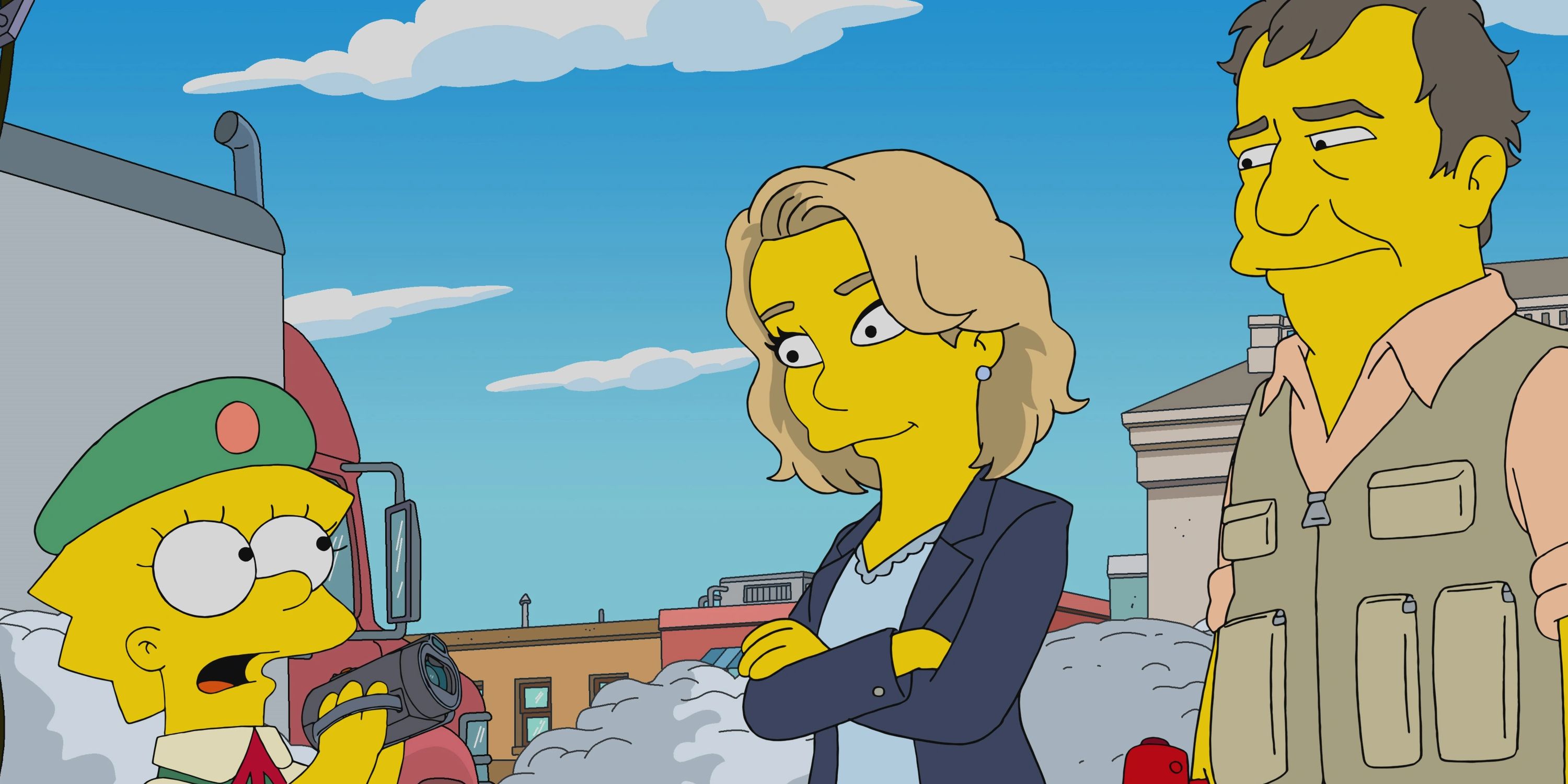 I Simpson vestiti da Babbo Natale